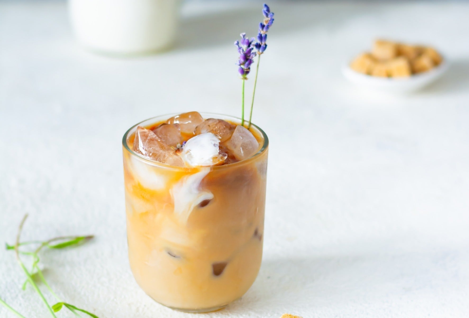 Iced Honey Lavender Coffee | Herbal Magic Recipe