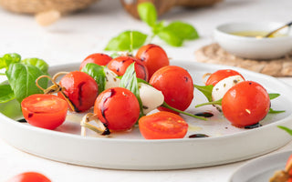 Try Herbal Magic's Caprese Salad Skewers for a light and delicious appetizer!