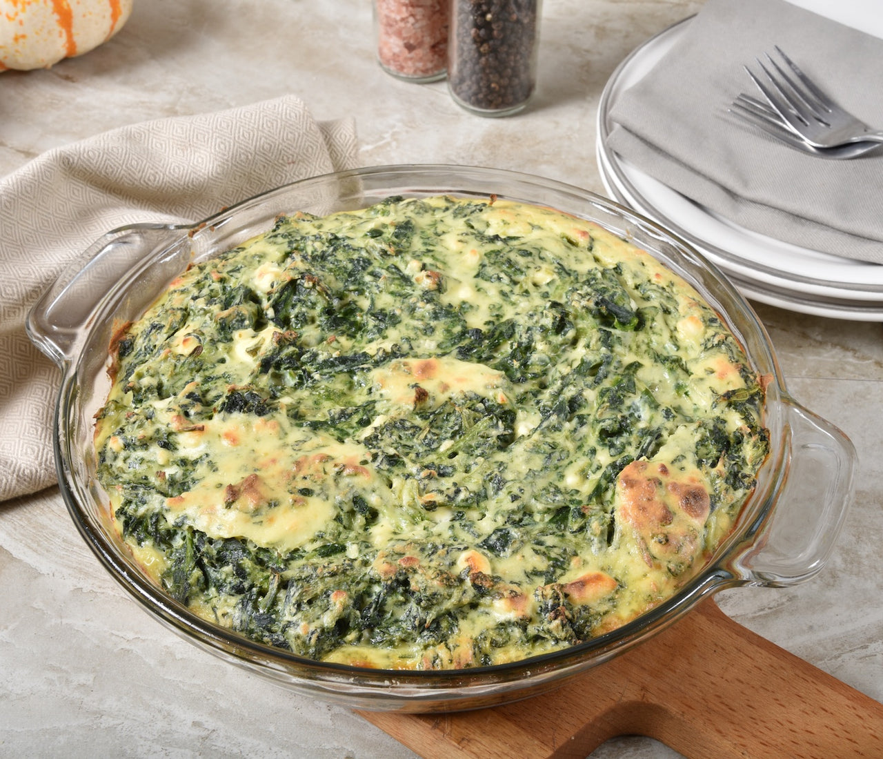 Cheese & Spinach Crustless Quiche Herbal Magic Recipe