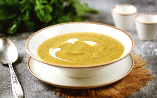 Herbal Magic's German Potato Soup Recipe is healthy, simple, nutritious, and flavourful; try it tonight for dinner or pack it tomorrow for lunch!