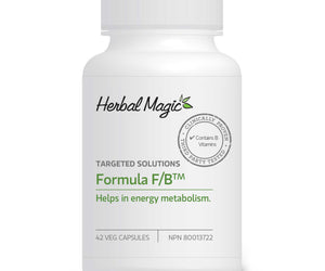 Herbal Magic's Formula F/B supports the metabolism of fats.