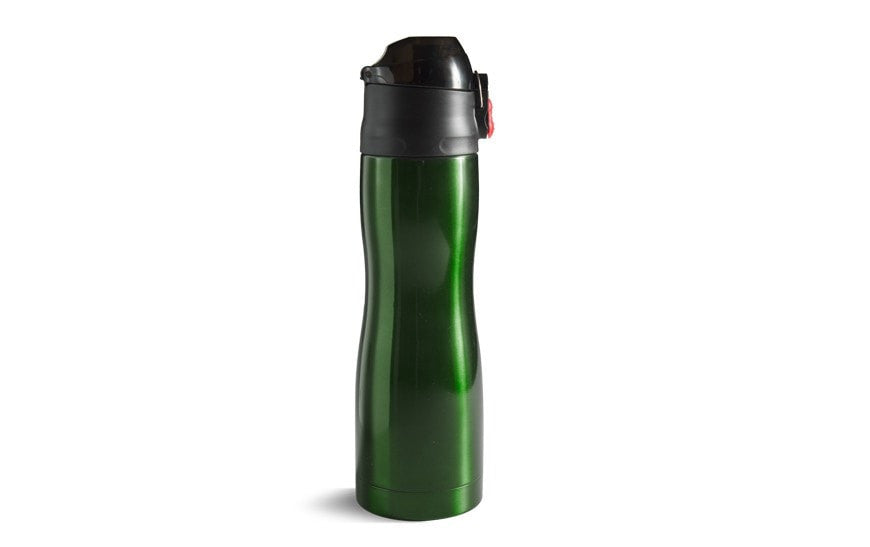 Herbal Magic's Green Stainless Steel Water Bottle holds 500 ml 